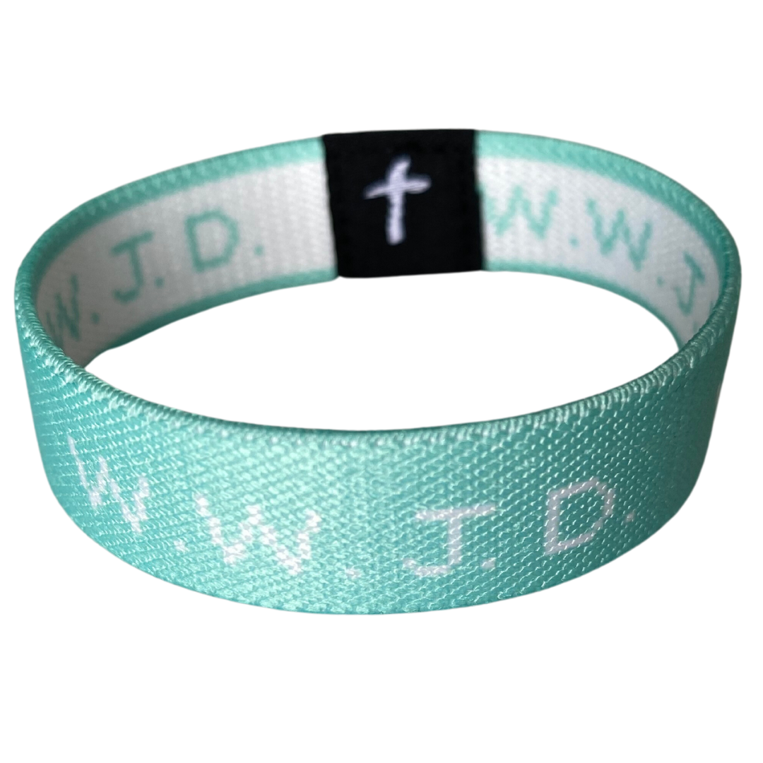 WWJD Elastic Band Bracelet | Truthful Lips