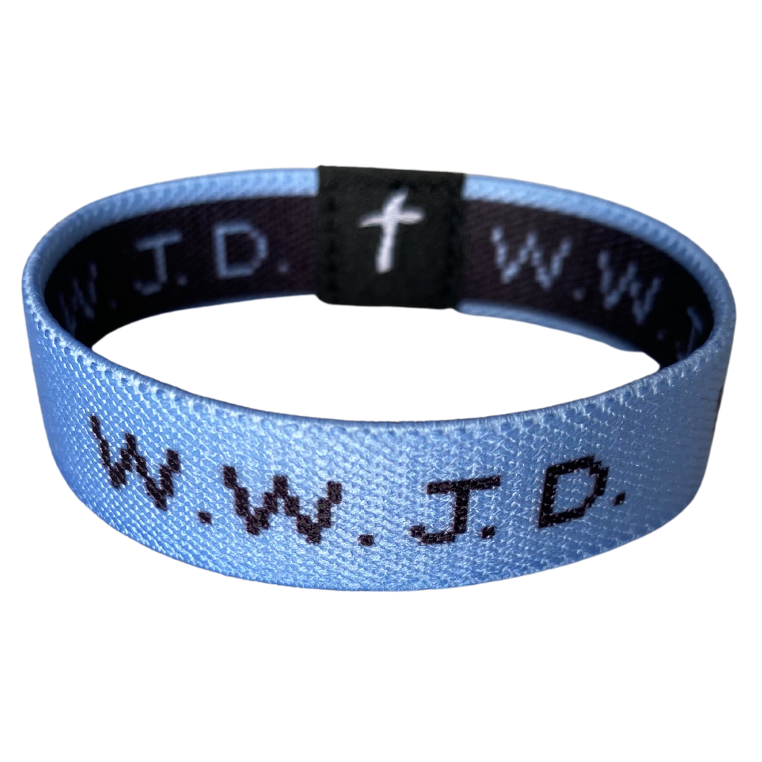 WWJD Elastic Band Bracelet | Truthful Lips