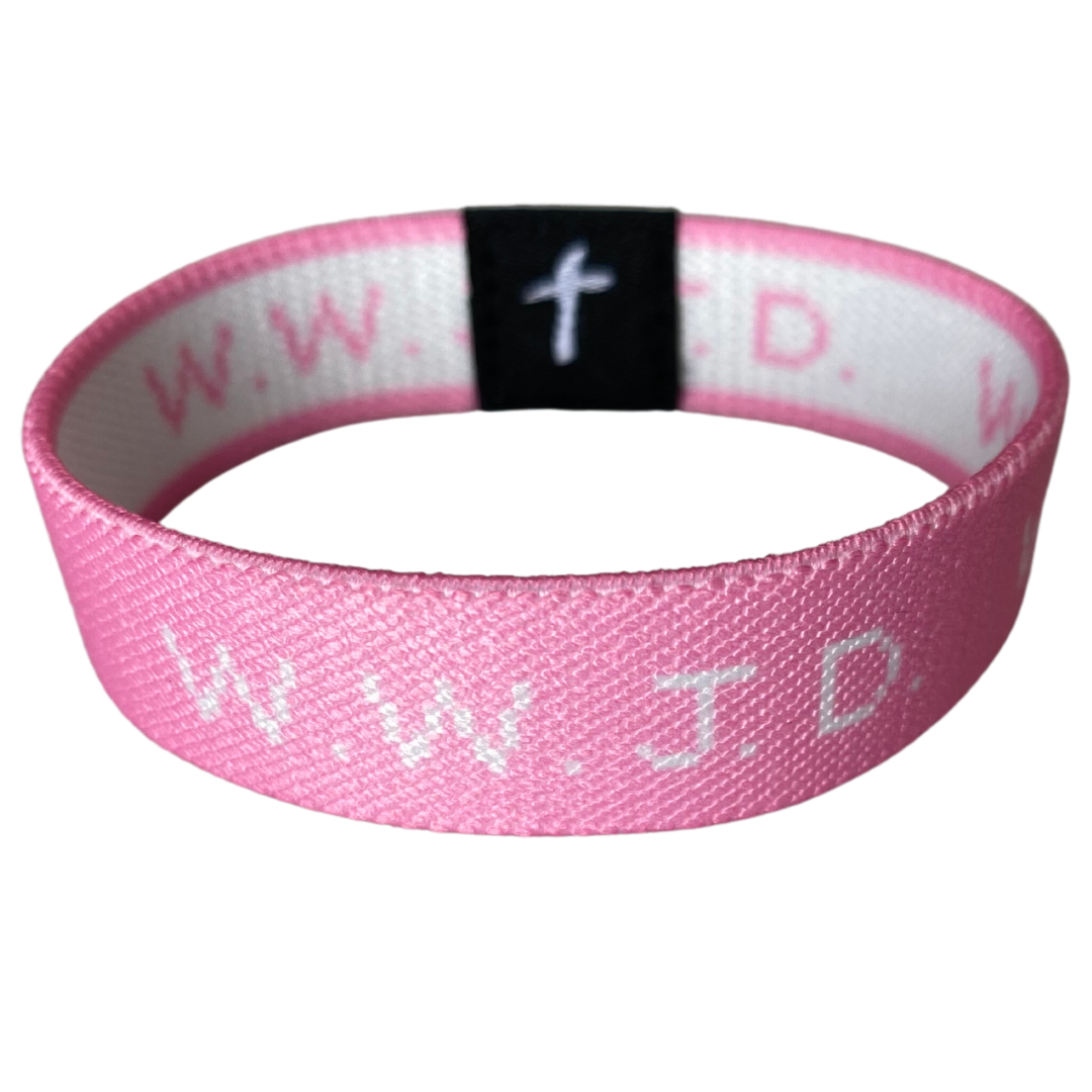 WWJD Elastic Band Bracelet | Truthful Lips