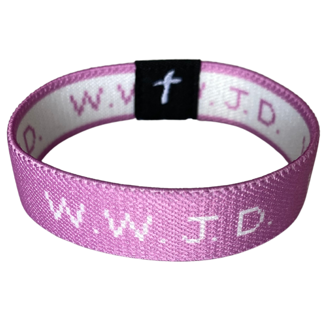 WWJD Elastic Band Bracelet | Truthful Lips