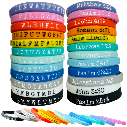 Memory Verse Bracelets