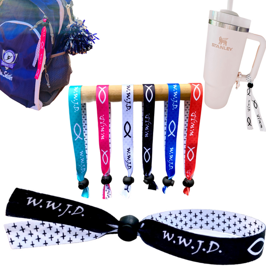 Christian Ribbon Bracelets – 24 Pack for Churches, Youth Groups and Outreach