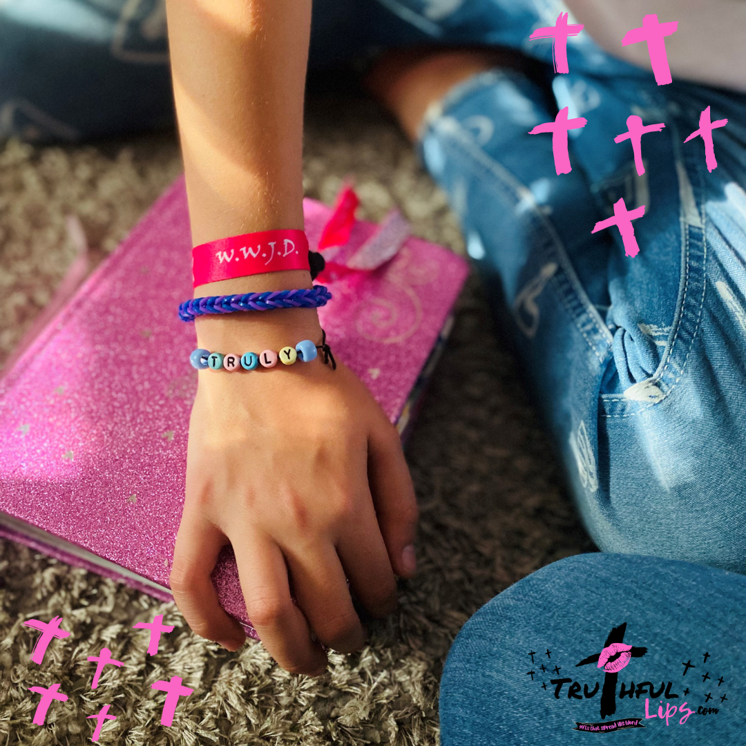 Christian Ribbon Bracelets – 24 Pack for Churches, Youth Groups and Outreach