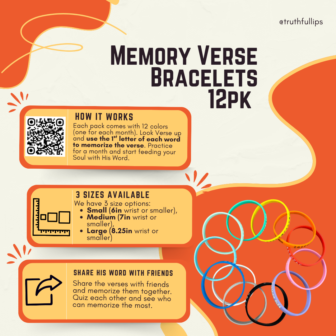 Memory Verse Bracelets